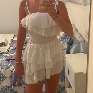 BLUE LIFE WHITE DRESS❤️‍🔥